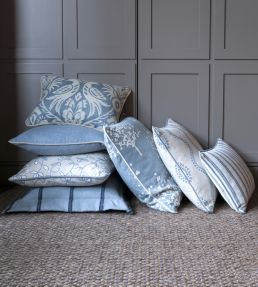 Knowsley Fabric by Clarke & Clarke Chambray