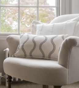 Woburn Fabric by Clarke & Clarke Taupe