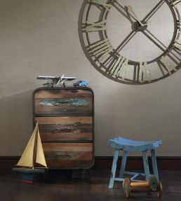 Quartz Wallpaper by Clarke & Clarke Taupe