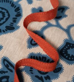 Classic Braid Trimming by Volga Linen Terracotta