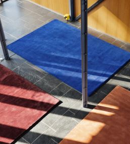 Layered Classic Solid Wool rug Blue Foncé WPLBF200300 Blue Foncé