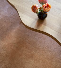 Layered Classic Solid Wool rug Caramel WPLCA180270 Caramel
