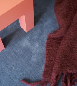 Layered Classic Solid Wool rug Cornflower Blue WPLCB180270 Cornflower Blue
