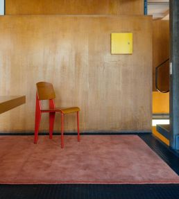 Layered Classic Solid Wool rug Red Ochre WPLCI180270 Red Ochre