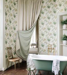Claude Stripe Fabric by Colefax and Fowler Blue