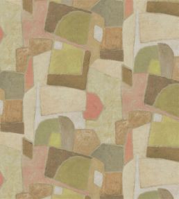 Clay Collage Fabric by Designers Guild Terracotta