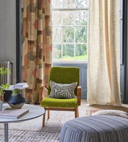 Clay Collage Fabric by Designers Guild Terracotta