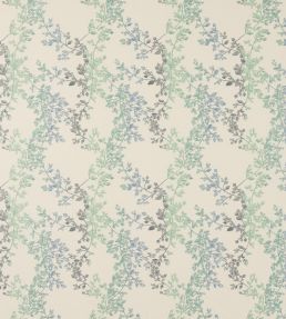 Clemence Fabric by Jane Churchill Blue/Aqua