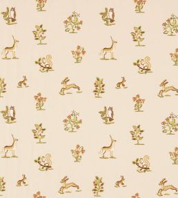 Clemence Fabric by Sanderson Russet/Sand