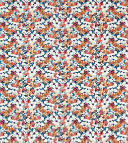 Clementine Fabric by Clarke & Clarke Midnight/Spice