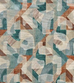 Clifford Fabric by Prestigious Textiles Lagoon