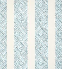 Clipperton Stripe Wallpaper by Anna French Blue/Natural