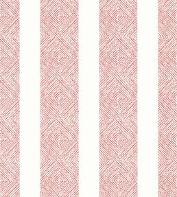 Clipperton Stripe Wallpaper by Anna French Red