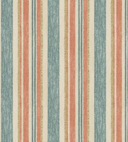Cloudline Wallpaper by GP & J Baker Teal/Spice