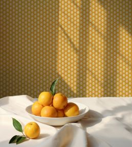 Clover Wallpaper by Coordonne Blue
