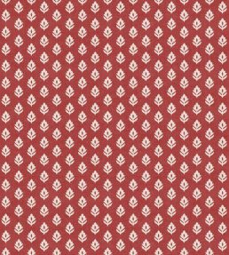 Clover Wallpaper by Coordonne Vermillion
