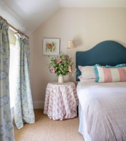 Clover Fabric by Molly Mahon Duck Egg