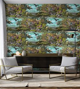 Club Safari Wallpaper by Brand McKenzie Tropical Garden