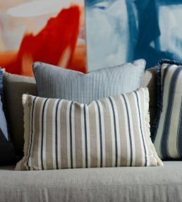 Coast Fabric by Andrew Martin Sand/Navy