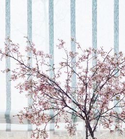 Cobble Hill Stripe Fabric by Thibaut Ivory
