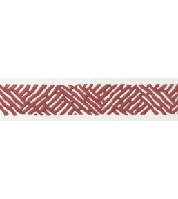 Cobble Hill Tape Trimming by Thibaut Cranberry