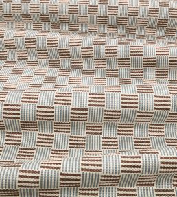 Coby Fabric by Romo Chocolate