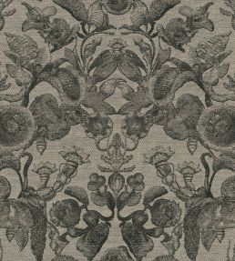 Coccinella Bella Jacquard Wallpaper by Moooi Black & Ivory