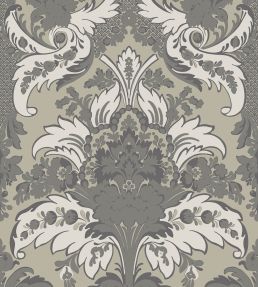 Aldwych Wallpaper by Cole & Son Silver & White
