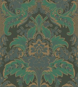 Aldwych Wallpaper by Cole & Son Green & Gold