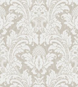 Blake Wallpaper by Cole & Son White & Silver