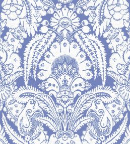 Chatterton Wallpaper by Cole & Son Blue & White