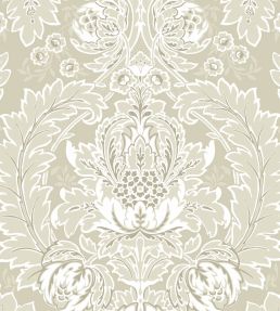 Coleridge Wallpaper by Cole & Son Linen & White