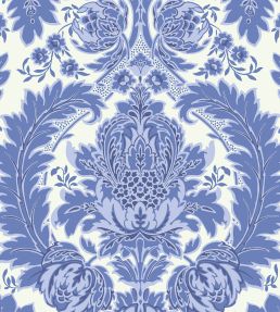 Coleridge Wallpaper by Cole & Son Blue & White