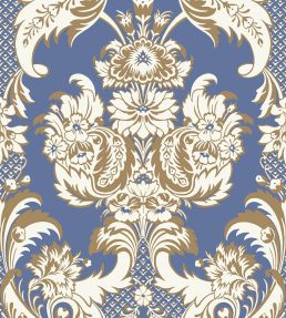 Wyndham Wallpaper by Cole & Son Blue & Gold