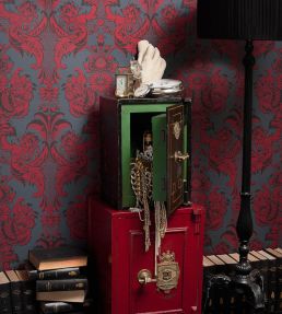 Wyndham Wallpaper by Cole & Son Blue & Gold