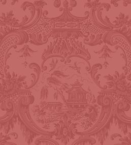 Chippendale China Wallpaper by Cole & Son Red