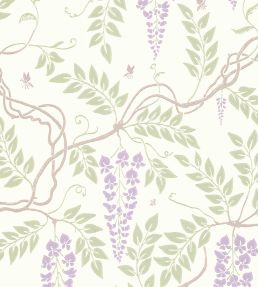 Egerton Wallpaper by Cole & Son Purple & Olive