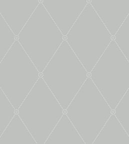 Large Georgian Rope Trellis Wallpaper by Cole & Son Grey