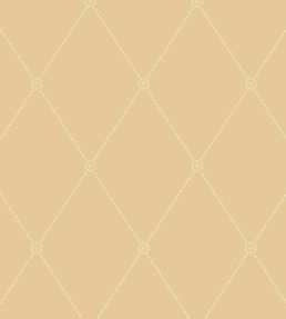 Large Georgian Rope Trellis Wallpaper by Cole & Son Ochre