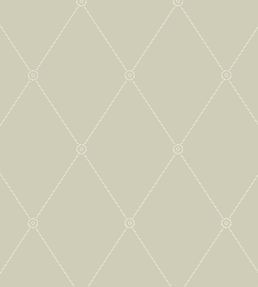Large Georgian Rope Trellis Wallpaper by Cole & Son Olive