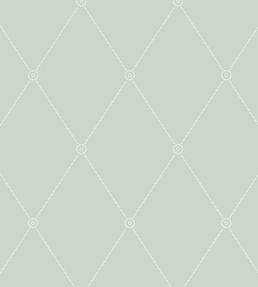 Large Georgian Rope Trellis Wallpaper by Cole & Son Duck Egg