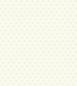 Victorian Star Wallpaper by Cole & Son White