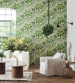Fern Wallpaper by Cole & Son Leaf Green & Olive