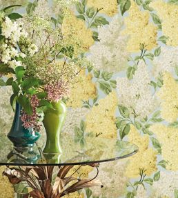 Lilac Wallpaper by Cole & Son Lilac & Dove on White