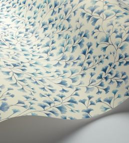 Maidenhair Wallpaper by Cole & Son China Blue