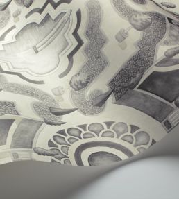 Topiary Wallpaper by Cole & Son Soot