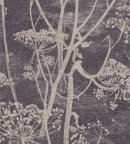Cow Parsley Wallpaper by Cole & Son Linen/Charcoal