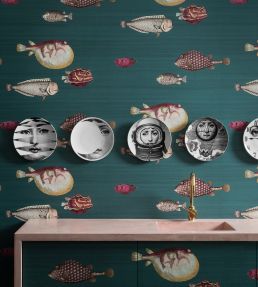 Acquario Wallpaper by Cole & Son Viridian