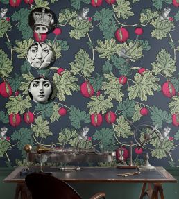 Frutto Proibito Wallpaper by Cole & Son Hyacinth and Orange on White