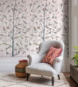 Uccelli Mural by Cole & Son Ballet Slipper